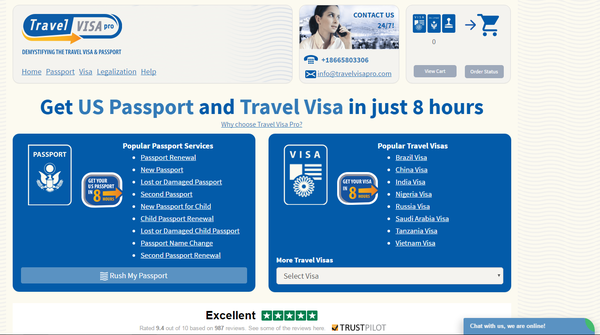 travel visa pro new york reviews